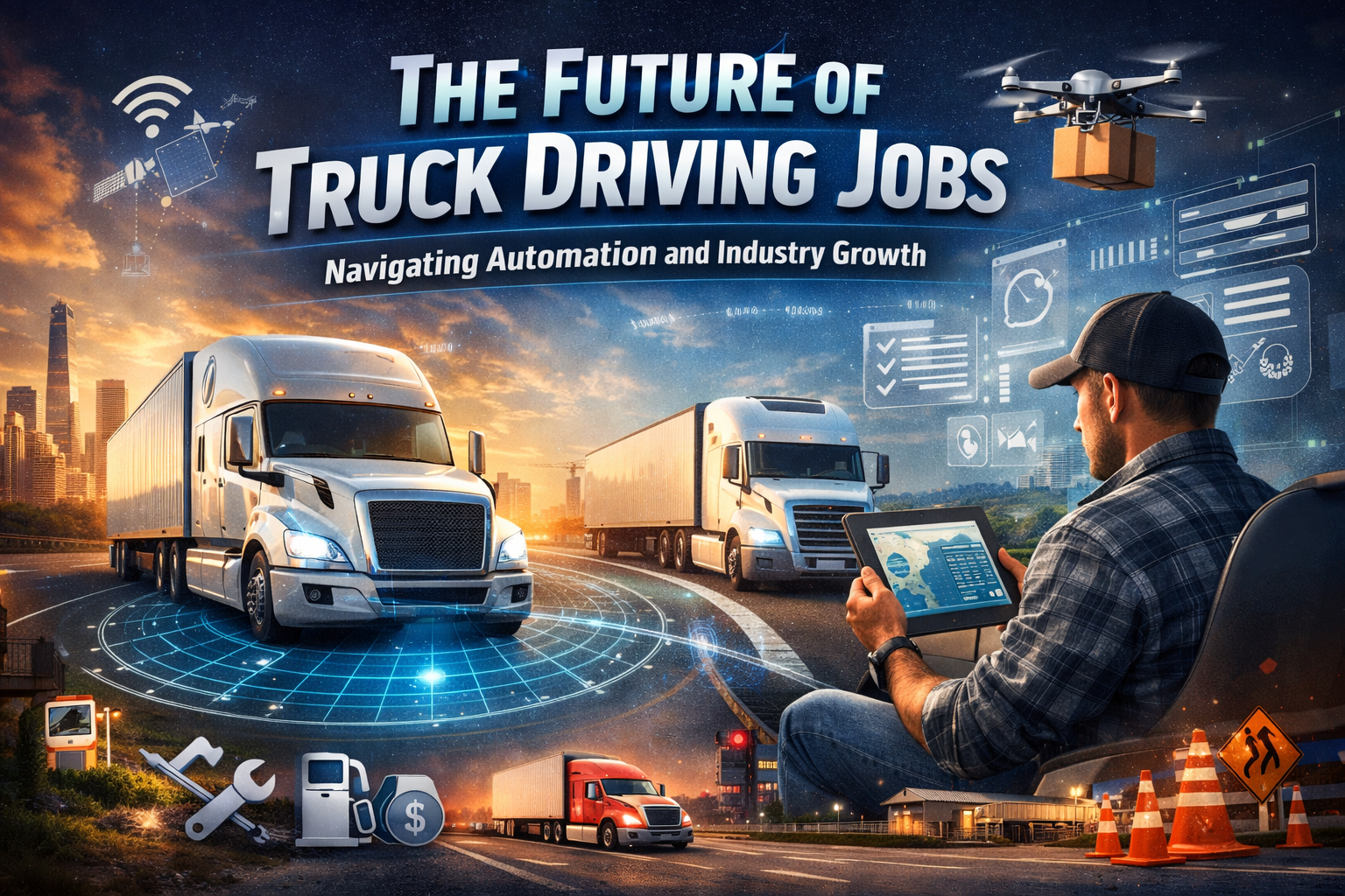 The Future of Truck Driving Jobs: Navigating Automation and Industry Growth
